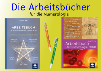 Die Arbeitsbücher   für die Numerologie